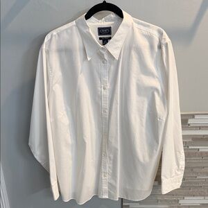 Chaps Women's White Blouse